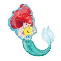 Globo de la princesa La Sirenita de 71 x 86 cm - Anagram