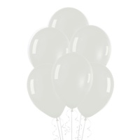 Globos de látex de 30 cm cristal transparentes - Sempertex - 12 unidades