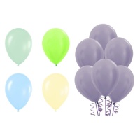 Globos de látex de 30 cm satinados - Sempertex - 12 unidades