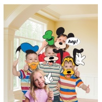 Kit para photocall de Mickey Mouse y sus amigos - 12 unidades