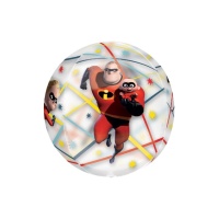 Globo orbz transparente de Los Increibles 2 de 38 x 40 cm - Anagram