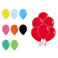 Globos de látex de 22,5 cm sólidos - Sempertex - 50 unidades