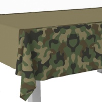 Mantel de Camuflaje Militar verde de 1,37 x 2,43 cm