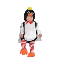 Disfraz de pingüino con capa para bebé