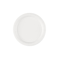 Platos redondos blancos de 18 cm - Maxi products - 8 unidades