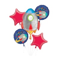 Bouquet de Espacio Exterior - Anagram - 5 unidades