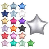 Globo estrella satín de 48 cm - Anagram - 1 unidad