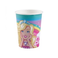 Vasos de Barbie de 250 ml - 8 unidades