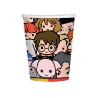 Vasos de Harry Potter Hogwarts de 250 ml - 8 unidades