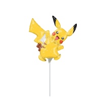 Globo hinchado con varilla de Pikachu de 26 x 31 cm - Anagram