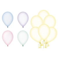 Globos de látex de 30 cm cristal transparente - Sempertex - 50 unidades