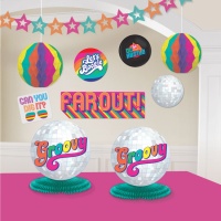 Kit decorativo de Disco - 10 unidades