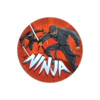Platos de Ninja de 23 cm - 8 unidades