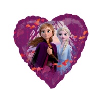 Globo de Frozen II de corazón de 43 cm - Anagram