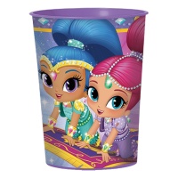 Vaso de plástico de Shimmer and Shine de 473 ml