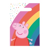 Bolsas de papel de Peppa Pig Party - 8 unidades