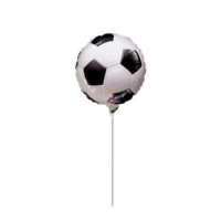 Globo hinchado con varilla de balón de Fútbol de 17 cm - Anagram