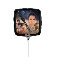 Globo hinchado con varilla cuadrado de Star Wars de 17 cm - Anagram