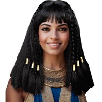 Peluca de Cleopatra para mujer