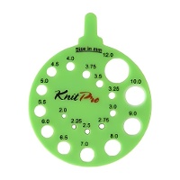 Calibrador de agujas de tejer de 2 mm a 12 mm - KnitPro