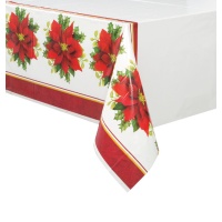 Mantel de Flor de Navidad - 1,37 x 2,13 m