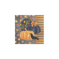 Servilletas de Truco o trato de 12,5 x 12,5 cm - 24 unidades