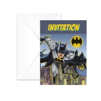 Invitaciones de Batman - 8 unidades