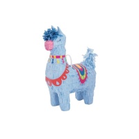 Piñata mini 3D de Llamas Party de 7,5 x 17 x 24,5 cm