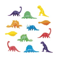 Figuras de dinosaurios surtidas - 12 unidades