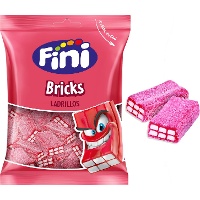 Ladrillos de fresa con pica pica - Fini bricks - 90 gr