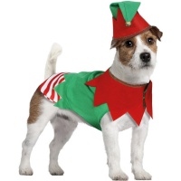 Disfraz para perro de Elfo navideño