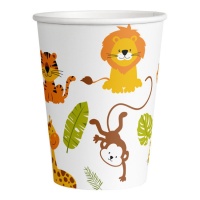 Vasos de Happy Jungle de 250 ml - 8 unidades