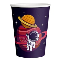 Vasos del Espacio Exterior de 250 ml - 8 unidades