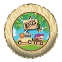 Globo de Aventura Safari de Happy Birthday de 45 cm - Creative Converting