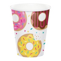 Vasos de Donuts de 266 ml - 8 unidades