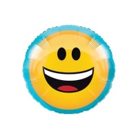 Globo redondo de Emoticono sonriente de 45 cm - Creative Converting