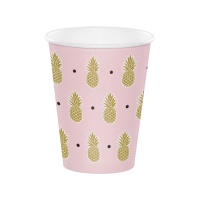 Vasos de Piña Tropical Hawaiana de 354 ml - 8 unidades