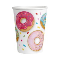 Vasos de Donuts de 250 ml - 8 unidades