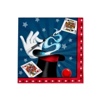Servilletas de Magia de 12,5 x 12,5 cm - 20 unidades