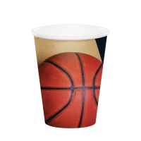 Vasos de Baloncesto de 250 ml - 8 unidades