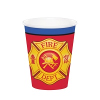 Vasos de Bomberos de 250 ml - 8 unidades