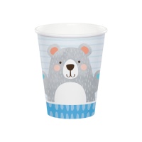 Vasos de Osito Baby de 250 ml - 8 unidades