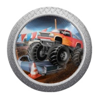 Platos de Monster Trucks de 22 cm - 8 unidades