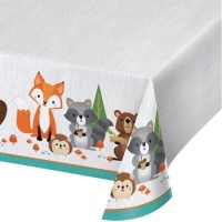 Mantel de Animales del Bosque - 1,37 x 2,59 m