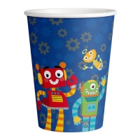 Vasos de Robots de 250 ml - 8 unidades