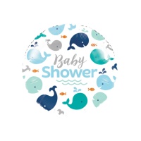 Globo redondo de Little Whale de 46 cm - Creative Converting