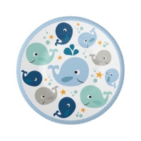 Platos de Little Whale de 18 cm - 8 unidades