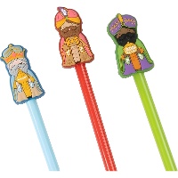 Bolígrafo de Reyes Magos de 19 cm - 1 unidad