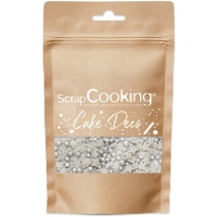 Sprinkles de estrellas y bolas plateadas de 55 gr - Scrapcooking