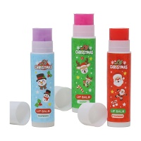 Bálsamos labiales infantiles de frambuesa, cereza y fresa - 3 unidades